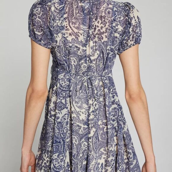 Kimchi Blue Babydoll romantic Mini swing toile Dress size s - Picture 4 of 5